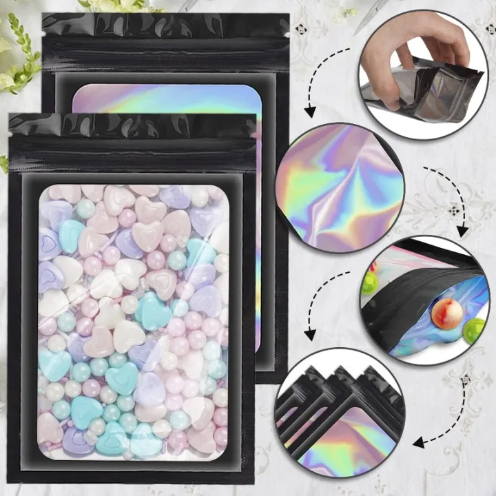 50-500Pcs%20Holographic%20Ziplock%20Bags%20Plastic%20Laser%20Iridescent%20Zip%20Bags%20for%20Manicure%20Eyelash%20Display%20Earrings%20Ring%20Storage%20Bag%20-%20Image%203