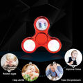Vorix Creative Luminous LED Light Fidget Spinner Hand Top Spinners Glow In Dark Light EDC Figet Spiner Finger Stress Relief Toys. 