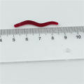 100PCS Soft Lure Bass Bream Bloodworm Fishing Earthworm Worm Rubber Red Worms Baits Fishy Smell Realistic Tackle.