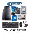 Full New Desktop Only pc. Core 2 Duo Processor RAM 8GB DDR3 Main Board : Intel/Asus/Gigabyte/Asonic G41 HDD 250 GB keyboard mouse..
