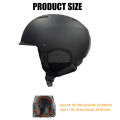 Universal New Ski Helmet Integrally-Molded Breathable Vents Adjustable Head Size For  Men Women Safety Snowboarding Helmet. 
