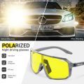 SCVCN Night Vision Sunglasses Cycling Driving Glasses Fashion Y2K Trave Glasses UV400 Mtb Fishing Sports Goggles Oversized Man.