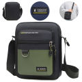 Sacoche fashionable casual men's crossbody bag, Oxford cloth trendy single shoulder bag, versatile fabric bag. 
