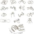Unlocking Stainless Steel Rings in China: Puzzle Game for Children's Logical Thinking and Intelligence Development. 