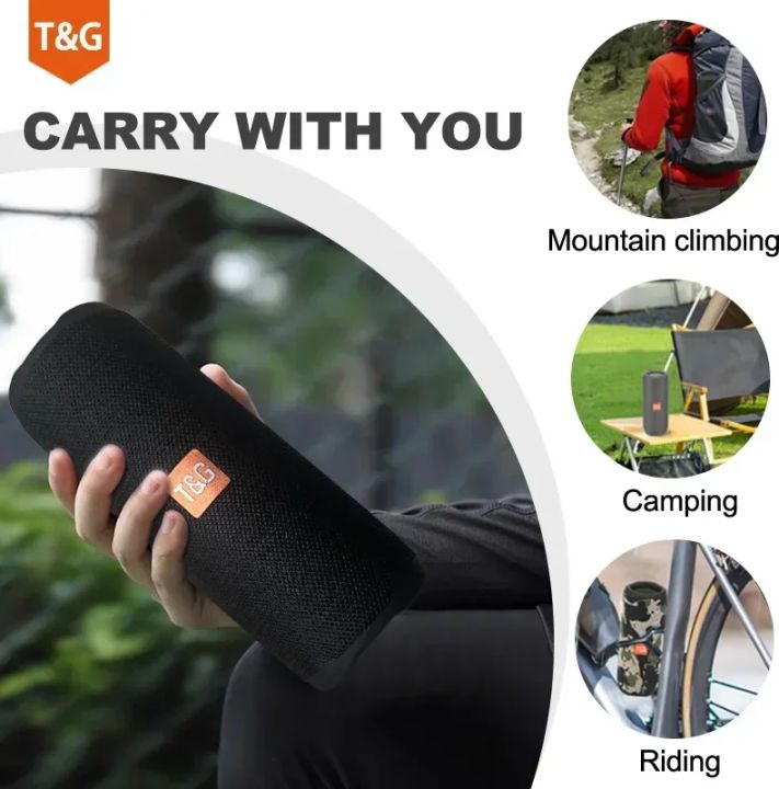 T&G%20TG365%20Portable%20Bluetooth%20Speaker%20Dual%20Bass%20LED%20Wireless%20Subwoofer%20Waterproof%20Outdoor%20Boombox%20FM%20AUX%20BT%20TF%20Music%20Player%20-%20Image%203