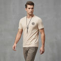 T-Shirt For Men Summer 100% Cotton Oversized Casual Round Neck Style Multiple Colors. 