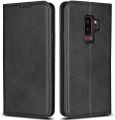 Samsung Galaxy S9 Plus Premium Leather Book Cover with Card Slots. 