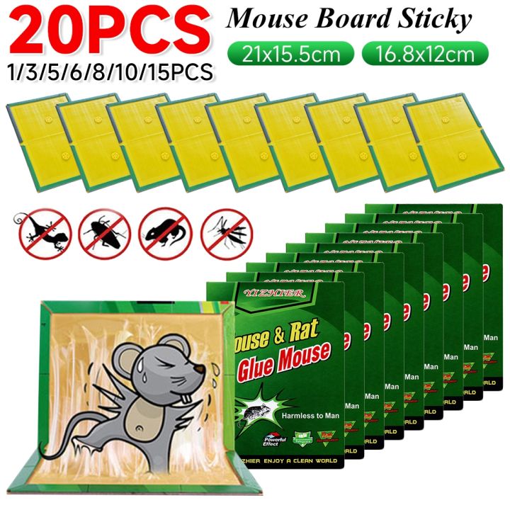 Rust Sticky Mouse Strong Adhesive Mouse Board Sticky Mice Glue Trap Indoor Outdoor Pest ...