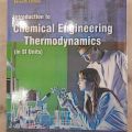INTRODUCTION TO CHEMICAL ENGINEERING THERMODYNAMICS BY J M SMITH. 