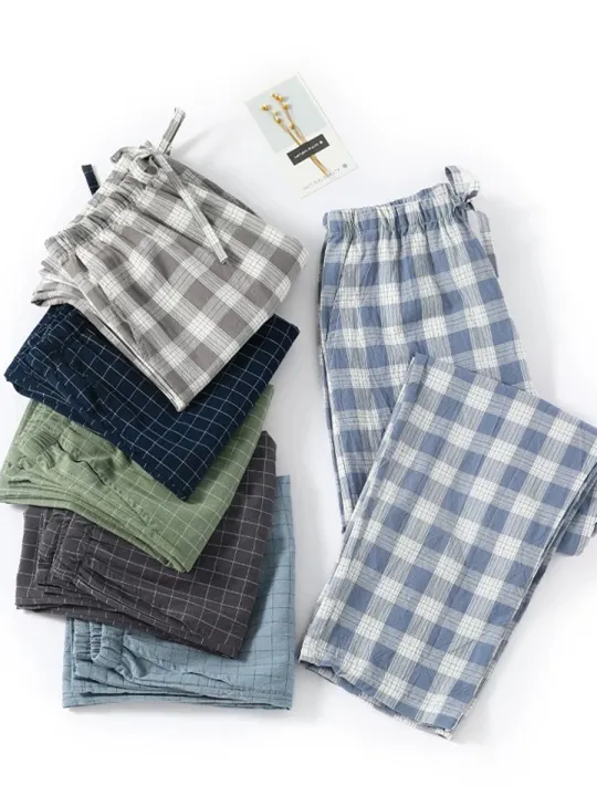 Men's%20Pajama%20Pants%20Spring%20and%20Autum%20Thin%20Trousers%20Loose%20Large%20Size%20Autum%20Casual%20Home%20Pants%20Single%20Trousers%20-%20Image%202