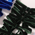 20Pcs random color nylon ribbon hair bows hairclips girls ponytail hairgripes simple fashion head clips Long tassel hair clip. 