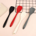 1Pieces Food Grade Silicone Spoon Spatula Heat Resistant Cooking Spoon Nonstick Baking Scraper Outdoor Tableware. 