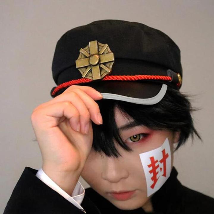 Anime%20Toilet-Bound%20Yugi%20Amane%20Cosplay%20Hat%20Toilet%20bound%20Navy%20Style%20Hanako%20kun%20Cap%20Costume%20Props%20-%20Image%205