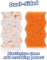 Scrub Daddy ®   Eraser Daddy 10X Multi-Purpose Sponge, 2 Sides, Stain Remover + Scrubbing Gems Sponge, Home Cleaning. 