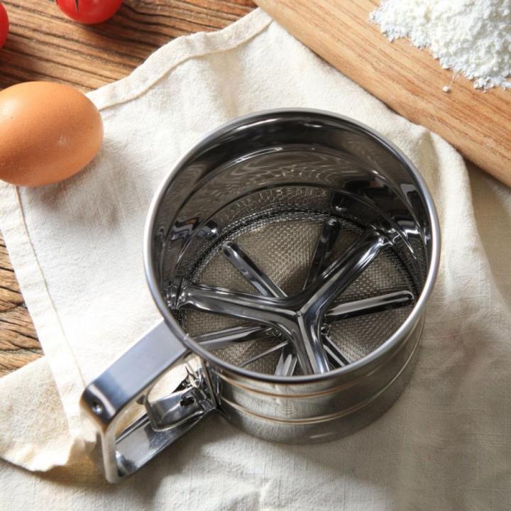 Flour%20Stainer%20Sifter%20Stainless%20Steel%20With%20Handle%20Hand%20Press%20Mesh%20Straining%20Cup%20For%20Baking%20Powder%20Sugar%20Filter%20Kitchen%20Tool%20(Capacity:%20250g)%20-%20Image%204