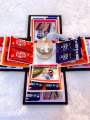 Chocolate explosion Box With Crystal Ball And Photos. 