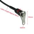 Stainless Steel LED Motorcycle Switch ON-OFF Handlebar Adjustable Mount Waterproof DC12V Headlight Fog Light Horn Start Kill. 