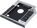 9.5mm SATA HDD/SSD caddy. It's designed to replace a laptop's optical drive, allowing for the installation of a second 2.5-inch hard drive or solid-state drive.