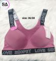 WOMEN HIGH IMPACT SPORTS BRA-V CUT-SHAPE FLEX IMPORTED COTTON. 