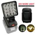 New LED Work Light Portable Outdoor Camping Light Flashlight for Makita 14.4V18V Lithium Ion Battery Emergency Light. 