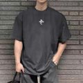 Men Loose Oversized Short Sleeved T-Shirt Men Summer Mesh Sports Training T-Shirt Quick-Dry Running Tops Fitness Clothes.