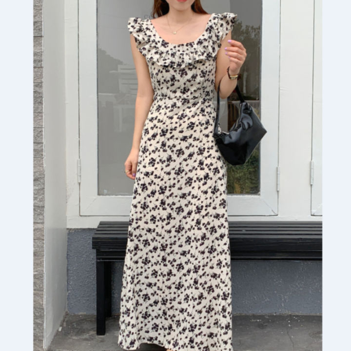 Chic%20Korean%20Clothes%20Design%20Autumn%20Women%20Sleeveless%20Japan%20Girls%20Cute%20Floral%20Printed%20Retro%20Vintage%20Date%20Black%20Long%20Maxi%20Dress%20-%20Image%202