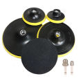 3/4/5/6/7 Inch Sanding Disc Backing Pad With 10/14mm Drill Rod Self-adhesive Sander Pad Electric Polishing Machine Accessories. 