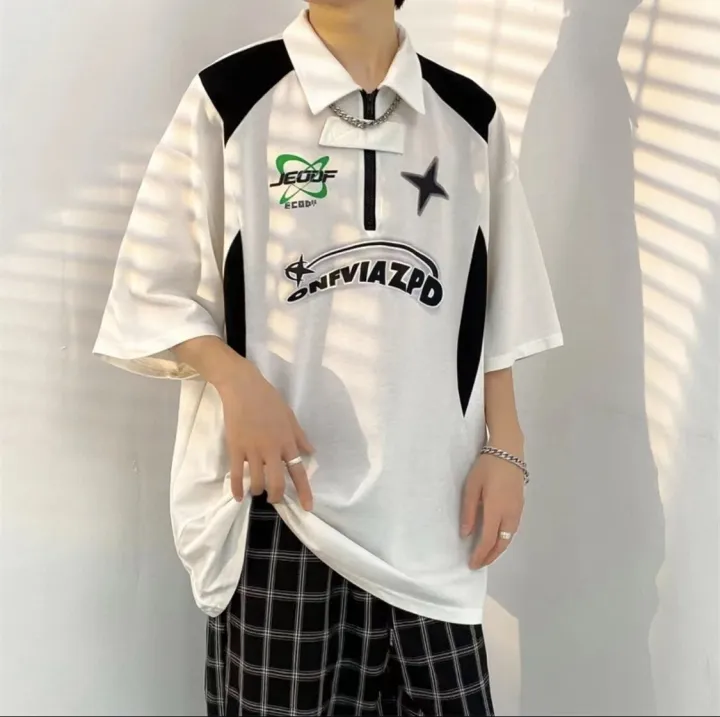 Polo%20shirt%20set%20+%20Korean-style%20fashion%20men's%20shorts%20-%20Image%203