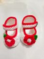 newborn baby knit woolen sock infant Girl  crochet Toddler crib shoes. 