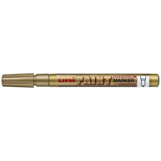 Uni%20Paint%20Marker%20,Shiny%20Gold%20and%20White%20,Marks%20on%20anything%20-%20Image%202