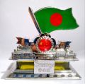 Car Dashboard Air Freshener Luxury Look for Your Car (Bangladesh Flag), 1pc.