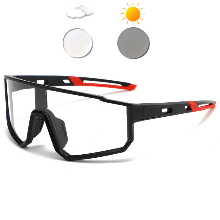 OMEKOL Brand New Photochromic Cycling Sunglasses Men Women Fashion Driving Hiking Sun Glasses Male Female Outdoor Sport Eyewear