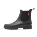 Women's short tube anti slip rain shoes, lightweight waterproof water shoes, fashionable Chelsea rain boots, PVC one-time moldin. 