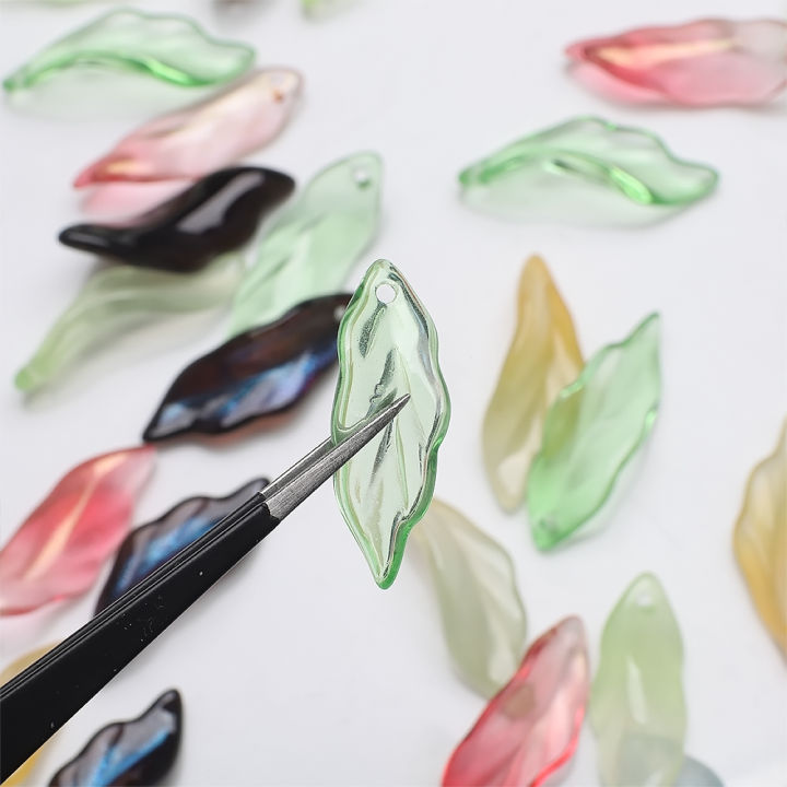20Pcs/Lot%209x20mm%20Glazed%20Crystal%20Glass%20Loose%20Beads%20Petals%20Leaf%20Shape%20Pendants%20For%20DIY%20Making%20Jewelry%20Earing%20Necklace%20Accessories%20-%20Image%203