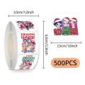 500PCS K-pop Rumi Mira Zoey Devil Hunter girl group Christmas tent stickers Gifts Christmas gift stickers, mobile phone stickers. 
