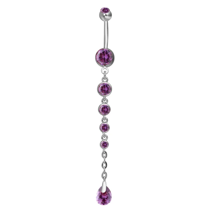 KUNIU%201pc%20Fashion%20Long%20Geometric%20Belly%20Ring%20Women's%20Fit%20Piercing%20Body%20Jewelry%20-%20Image%207
