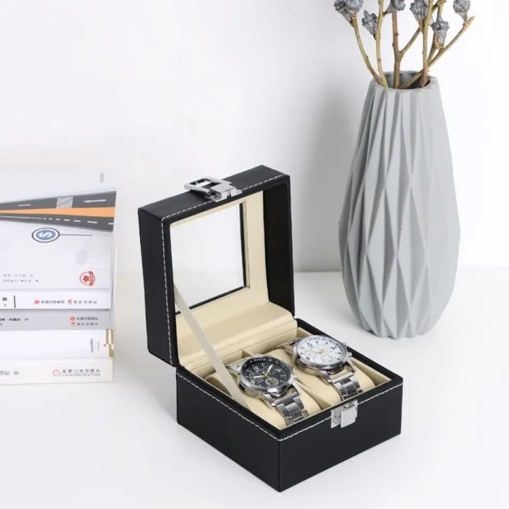 DELESYS%202/3/4/5/6/8/10/12%20Slots%20PU%20Leather%20Watch%20Box%20Traditional%20Style%20Watch%20Storage%20Box%20%20Watch%20Case%20With%20Lock%20-%20Image%206