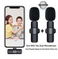k9 Dual Wireless microphone || collar mic for interview and presentation. 
