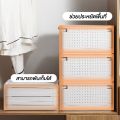 Foldable storage box universal storage box plastic storage box with lid stackable wheels. 