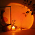 LED Sunset Projection Lamp, Adjustable Stand Warm Glow Light for Bedroom, Living Room, Photography. 