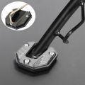 Universal Scooter Motorcycle Bike Kickstand Extender Foot Side Stand Extension Pad Support Plate Anti-skid Enlarged Base. 