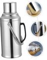 Thermal Carafe Double Wall Vacuum Insulated Coffee,Tea And Hot Water Vacuum Flask Stainless Steel and Glass 2 Ltr.. 