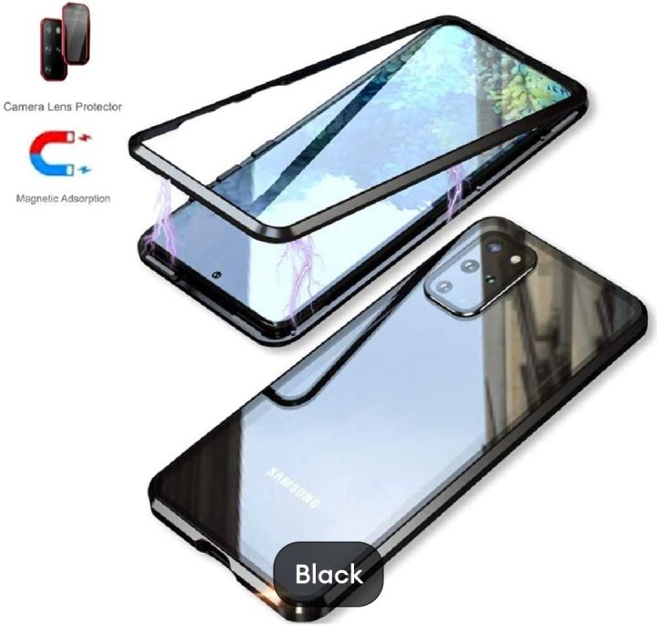 Slim Strong Magnetic Glass Case for Samsung Galaxy S20 Plus