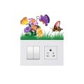 Switch Board Sticker Floral Stickers Wall Stickers Light Switch Sticker. 