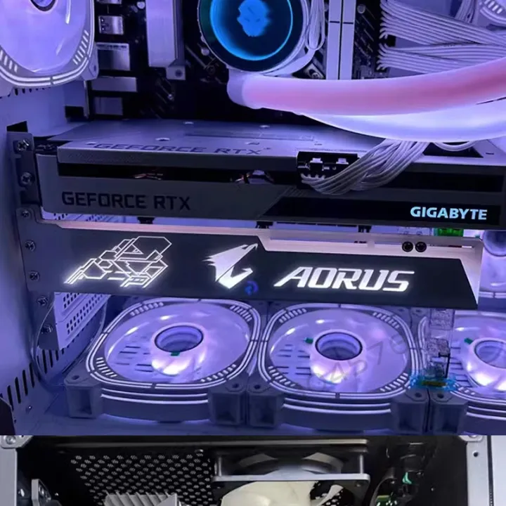 Universal%20Graphics%20Card%20Bracket%20Holder%20&%20GPU%20Support,%20ASUS%20TUF%20AORUS%20ROG%20Brand%20Belief,%205V%203Pin%20ARGB%20MOD%20Gamer%20Case%20Decoration%20-%20Image%205