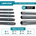 LIBRATON 8 in 1 Folding Allen Wrench Set Metric Allen Key Set Tool Or Folding Tamper Proof Torx Key Set Portable Star Wrench Kit. 
