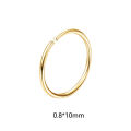 1PCS Hypoallergenic Nose Ring Studs for Sensitive Skin 20G Hoops for Women Men 2mm Small Titanium Nose Piercing Jewelry. 