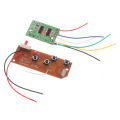 2.4G 4CH RC Remote Control 27MHz Circuit PCB Transmitter Receiver Board with Antenna Radio for RC Car Truck.