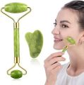 GR Gua Sha Stone & Jade Roller. 