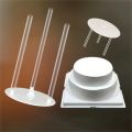 Multi-layer Cake Stand Suspended Gasket Cake Tier Support Cake Dowel Rods Set Cake Stands Support Straw Frame DIY Cake Decor.